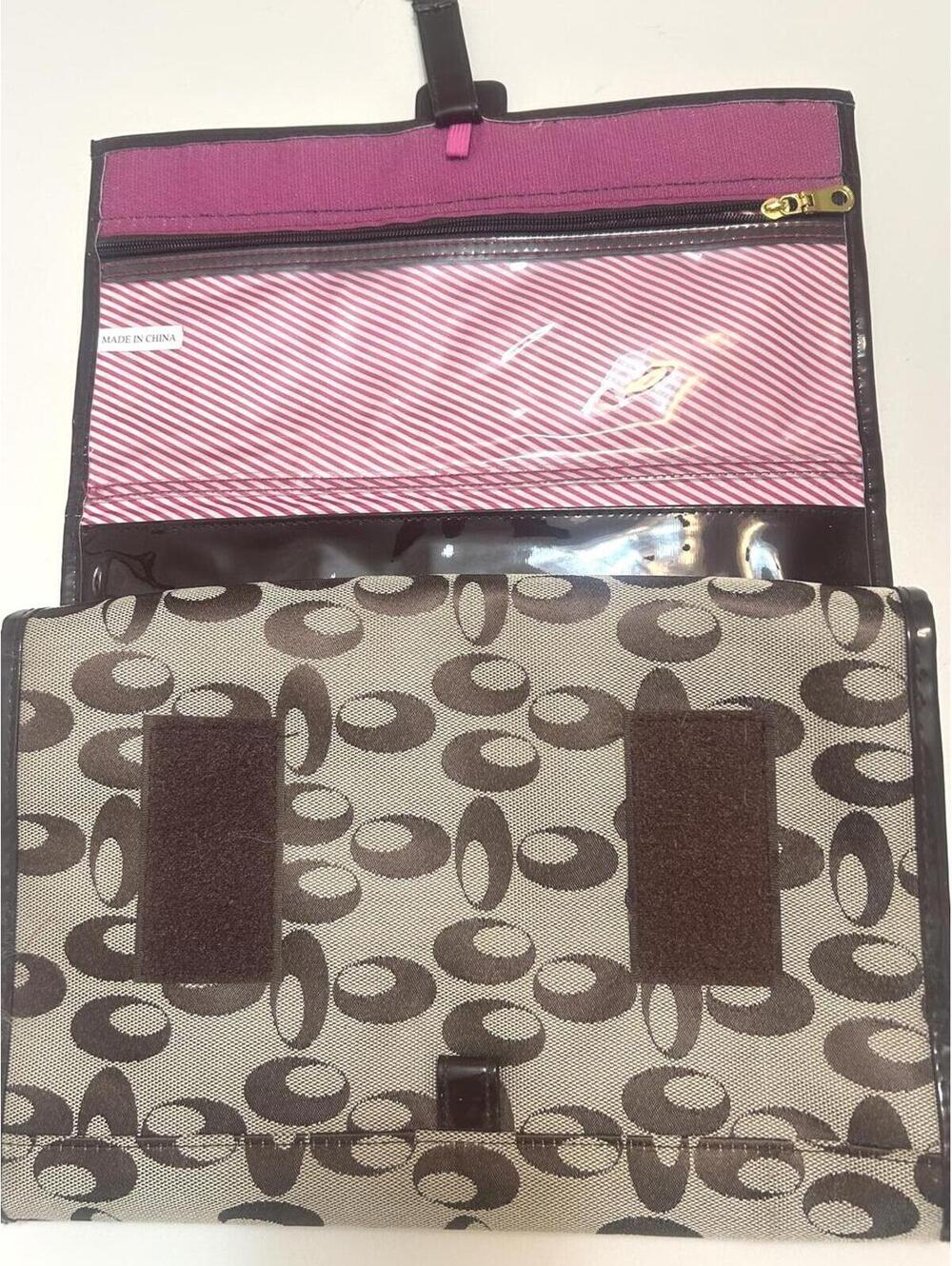Hanging Makeup Organizer Travel Roll Up Cosmetic Bag Modella Toiletry Case